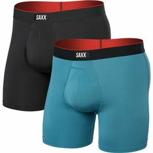 SAXX MULTI-SPORT MESH 2PK Boxeri sport bărbați, turcoaz, mărime imagine