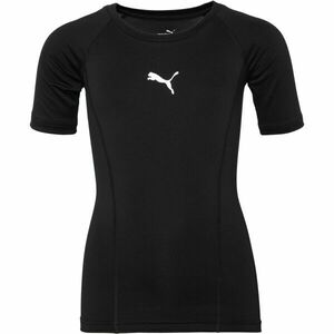 Puma LIGA BASELAYER TEE SS JR Tricou funcțional băieți, negru, mărime imagine