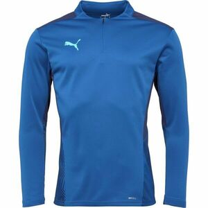 Puma TEAMCUP 1/4 ZIP TOP Hanorac de trening bărbați, albastru, mărime imagine