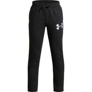 Under Armour RIVAL FLEECE COLORBLOCK Pantaloni de trening pentru băieți, negru, mărime M imagine