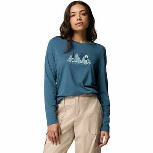 Columbia RUBY SPRINGS GRAPHIC LS TEE Tricou pentru femei, turcoaz, mărime imagine