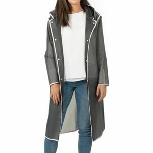 PERLETTI CITY TRENCH Pelerină de ploaie unisex, gri, mărime imagine