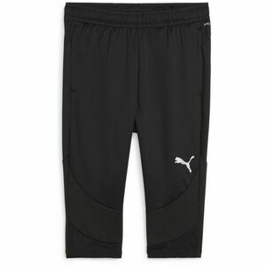 Puma TEAMFINAL TRAINING 3/4 PANTS Pantaloni de fotbal 3/4 pentru bărbați, negru, mărime imagine