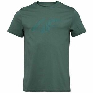 4F TSHIRT Tricou pentru bărbați, verde închis, mărime imagine