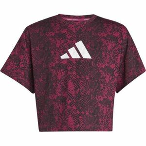 adidas TI AOP TEE Tricou de antrenament fete, roz, mărime imagine