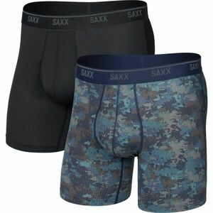SAXX QUEST QUICK-DRY MESH BOXER BRIEF FLY 2PK Boxeri funcționali, negru, mărime imagine