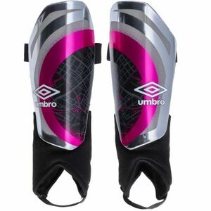 Umbro NEO PRO TECTA II GUARD W/ANKLE SOCK Apărători de fotbal bărbați, argintiu, mărime imagine