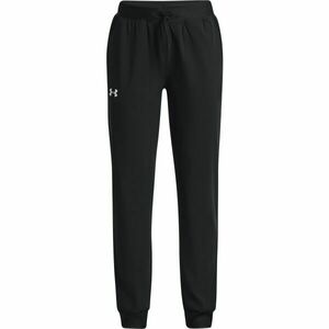 Under Armour SPORT WOVEN STORM Pantaloni de trening fete, negru, mărime S imagine