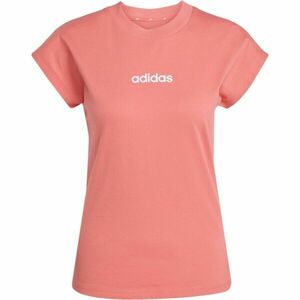 adidas ESSENTIALS LINEAR SINGLE Tricou pentru femei, somon, mărime imagine
