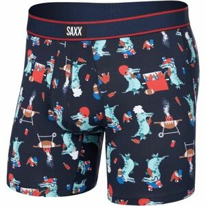 SAXX DAYTRIPPER COMFORT STRETCH BOXER BRF FLY Boxeri pentru bărbați, albastru închis, mărime imagine