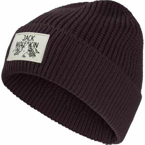 Jack Wolfskin BADGE BEANIE Căciulă de iarnă, vișiniu, mărime imagine