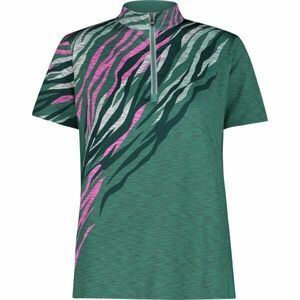 CMP WOMAN T-SHIRT FREE BIKE Tricou ciclism pentru femei, verde închis, mărime imagine