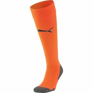 Puma TEAM LIGA SOCKS CORE Jambiere de fotbal, portocaliu, mărime 43 - 46 imagine