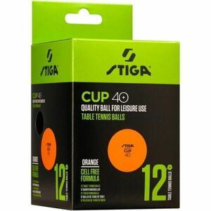 Stiga CUP ABS ORANGE 12-PACK Mingi de ping pong, portocaliu, mărime imagine