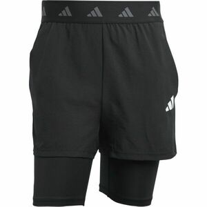 adidas GYM+ 2IN1 SHORT Pantaloni scurți pentru bărbați, negru, mărime XXL imagine