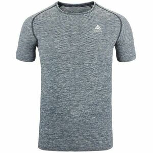 Odlo CREW NECK S/S ESSENTIAL SEAMLESS Tricou alergare bărbați, gri, mărime imagine
