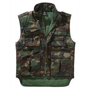 Brandit Vestă Ranger izolată, woodland imagine