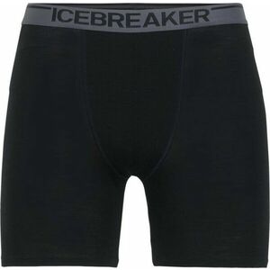 Icebreaker Pantaloni scurți boxeri lungi pentru bărbați Anatomica, negru imagine