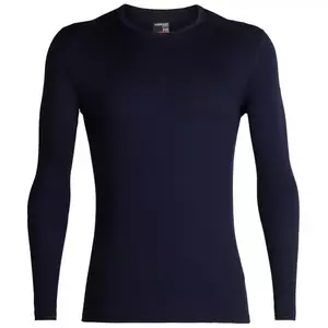 Icebreaker Tricou termic cu mânecă lungă pentru bărbați 200 Oasis, albastru închis imagine