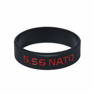 Leguon Bandă de cauciuc pentru marcarea încărcătorului Volt 5.56 mm, negru-roșu imagine