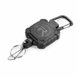 Leguon Carabină cu cablu de oțel pentru chei Keyhex, negru imagine