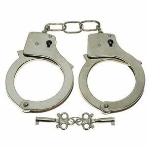 MFH Cătușe polițienești cu două chei, cromate imagine