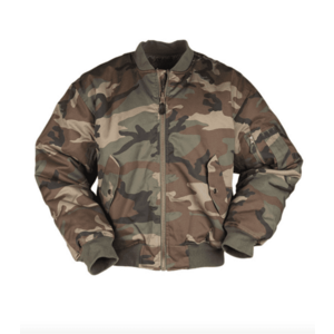 Mil-tec MA1 geacă bomber pilot, woodland imagine