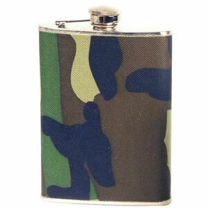 Mil-Tec Ploscă Woodland cu capacitate de 8oz./220 ml imagine