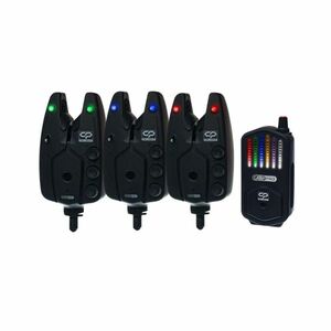 Set 3 Avertizoare Carp Pro Delight cu statie imagine