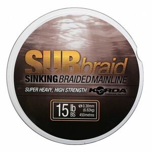 Fir Textil Korda SUBbraid Sinking Braid Mainline, 450m (Diametru fir: 0.30 mm) imagine
