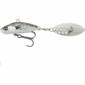 Spinnertail Savage Gear 3D Sticklebait Tail Spin, Sinking, 6.5cm, 9g, Black Silver imagine