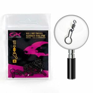 Vartej CPK Rolling Swivel Hammer Ring PVA, 10buc/plic (Marime vartej: Nr. 8) imagine