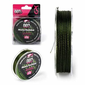 Fir Textil CPK Heavy Hooklink, Green, 15m (Rezistenta fir: 15 lbs) imagine
