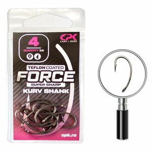 Carlige CPK Force Teflon Coated Kurv Shank, 10buc/plic (Marime Carlige: Nr. 4) imagine