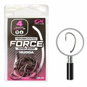 Carlige CPK Force Teflon Coated Mugga, 10buc/plic (Marime Carlige: Nr. 4) imagine