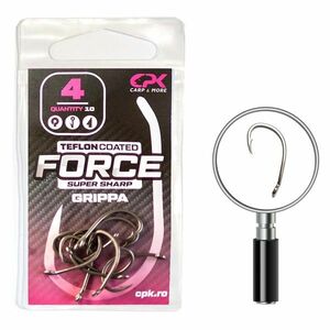 Carlige CPK Force Teflon Coated Grippa, 10buc/plic (Marime Carlige: Nr. 4) imagine