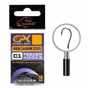 Carlige CPK C1 Feeder Hooks, 10buc/plic (Marime Carlige: Nr. 12) imagine