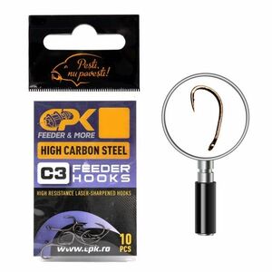 Carlige CPK C3 Feeder Hooks, 10buc/plic (Marime Carlige: Nr. 12) imagine
