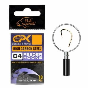Carlige CPK C4 Feeder Hooks, 10buc/plic (Marime Carlige: Nr. 12) imagine
