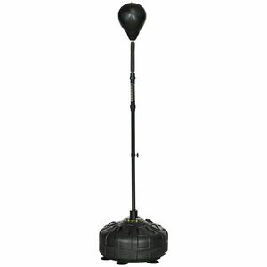 SPORTNOW Sac de box cu suport reglabil 145–180 cm, bază umplută, negru | Aosom Romania imagine