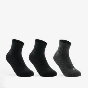 SET 3 X PERECHI ȘOSETE SPORT LUNGI RS 500 NEGRU GRI COPII imagine