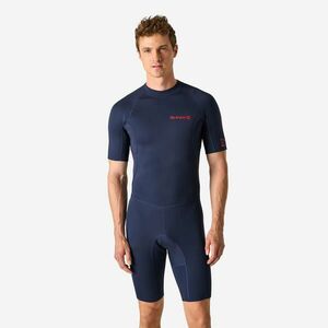 Combinezon surf shorty 100 Neopren 1, 5 mm Bleumarin Bărbaţi imagine