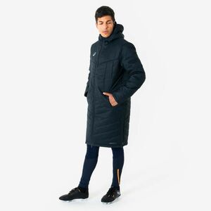 Geacă Parka Lungă Fotbal Negru Adulți imagine