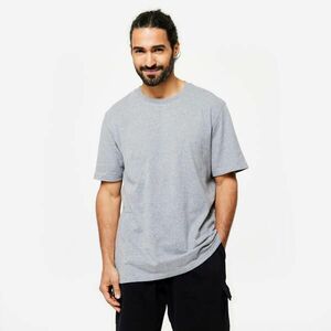Tricou fitness guler rotund Gri Bărbați imagine