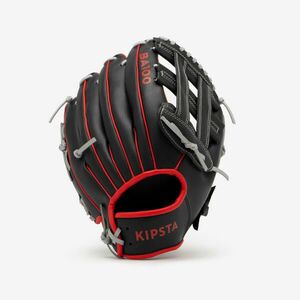 Mănușă de baseball pentru lansator dreptaci BA100 - Negru-Roșu Adulți imagine