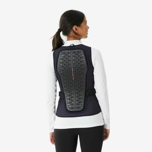 Vestă protecție spate MTB schi și snowboard DBCK 500 Negru/Bleumarin Damă imagine