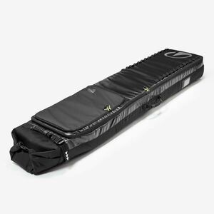 Husă de transport cu roți pentru 2 perechi schiuri sau 2 snowboarduri, 900 negru imagine