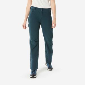 Pantalon Iarnă Călduros Hidrofob Drumeție SH500 Verde Damă imagine