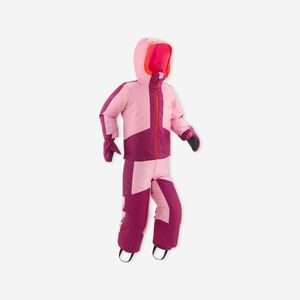 Set schi 3 în 1 geacă/pantalon/mănuși COMBO 500 Roz 3-6 ani imagine