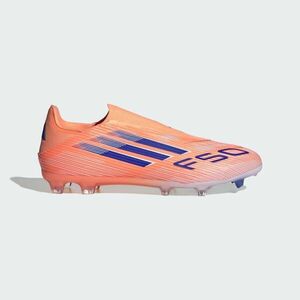 Ghete fotbal F50 League Laceless FG/MG Portocaliu Adulți imagine